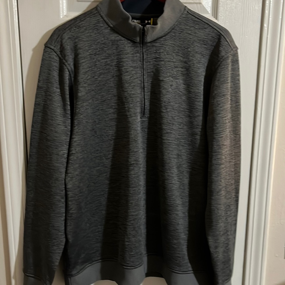 Under Armour Gray 1/4 Zip Pullover - size XL.